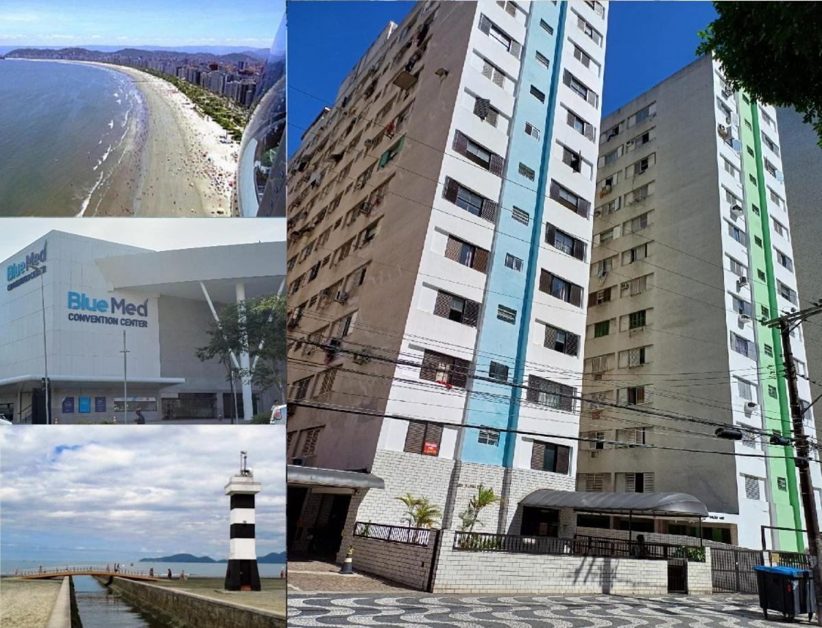 Kitnet Simples Na Ponta Da Praia ,Santos, A Uma Quadra Da Praia, Proximo Ao Aquario Eksteriør bilde